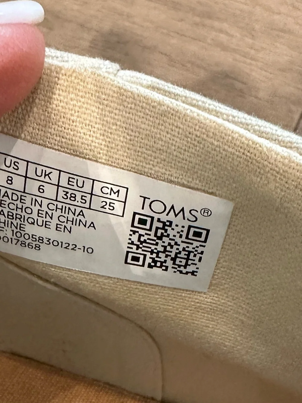 Toms Kids Slip-On Camouflage Boots in Beige
